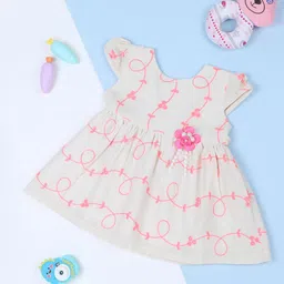 Macwin Floral Print Fit & Flare Dress-picture-7