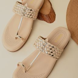 Rocia Women Embellished T-Strap Flats-picture-17