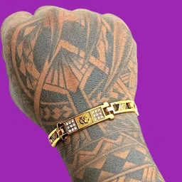 Dynamic Retail Global Men Gold-Plated Link Bracelet-image-17