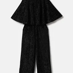 United Colors of Benetton Girls Textured Basic Jumpsuit-image-5