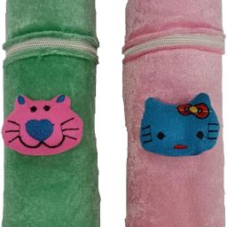 Baby Feeding Cotton Bottle Cover -250ml -Pack of 2 (Multicolor)-image-103