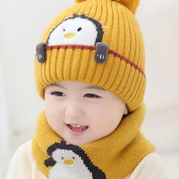 SYGA Unisex Kids Woollen Beanie-18