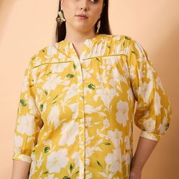 Moda Rapido Floral Print Cotton Top-image-30