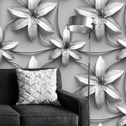 ArtzFolio Printed UV-Resistant Anti-Bacterial D Lilies Flower Peel & Stick Wallpaper-image-94