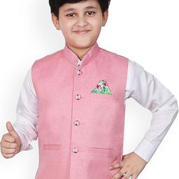 Eliq Kids Boys Nehru Jacket-image-38