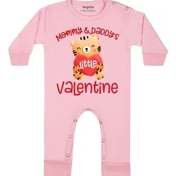 Arvesa Mommy And Daddy Valentine Printed Bodysuit-image-20