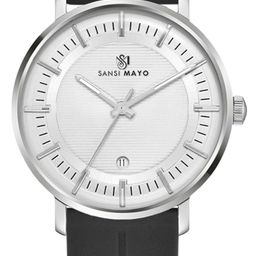 SANSIMAYO Men Round Dial Analogue Watch SM-WM-174-WHITE image 2