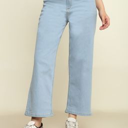 zayla Women Comfort Wide Leg High-Rise Stretchable Jeans-image-55