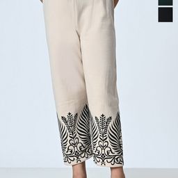 BAESD Girls Set Of 3 Printed High Rise Trousers-image-10