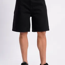 Bene Kleed Men Relaxed Fit Mid-Rise Cotton Denim Shorts-picture-35