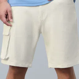 The Souled Store Men Regular Fit Cargo Shorts-image-28
