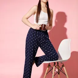 Pack Of 2 Women Printed Cotton Lounge Pants/Pyjama-picture-16