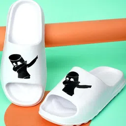 Pampy Angel Men White Flip Flops-image-94
