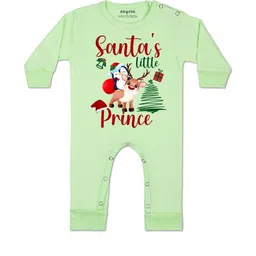 arvesa My First Christmas Printed Baby Rompers-picture-13