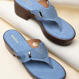 Rocia Women Block Open Back Sandals-8