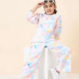 Stylo Bug Girls Printed Top with Trousers-image-92