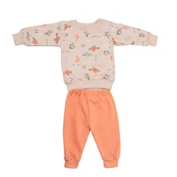 CUSHEE Boys Graphic Printed Sweatshirt With Pyjamas-image-22