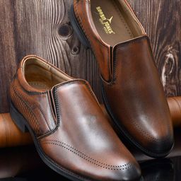 Robbie Jones Men Genuine Leather Formal Slip-Ons-image-74
