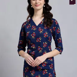 THE FAB FACTORY Women Pack of 2 Floral Print Top-picture-5