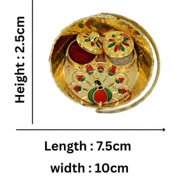 Anouk Set Of 3 Rudraksha Rakhi Quirky Card image 5