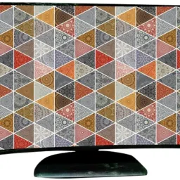 RS Creations Computer Cover Full Set for 19 inch Computer Monitor, Keybord (8*18 Inch) and CPU (7.5*18*16 Inch) - CC-19-IN-TARBOOZ_P1 image 2