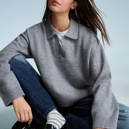 Bershka Polo Collar Sweater-picture-25