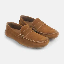 Mochi Men Suede Penny Loafers-image-12