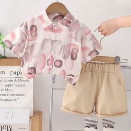 INCLUD Boys Printed Shirt with Shorts-image-44