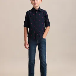 U.S. Polo Assn. Kids Boys Opaque Printed Casual Shirt-picture-45