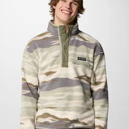 Columbia Helvetia II Men Printed Long Sleeves Half Snap Fleece Pullover-image-27