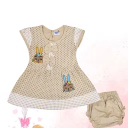 SHAKTI CREATION Polka Dot Print A-Line Dress-51