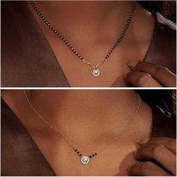 Anouk Gold-Plated Brass Mangalsutra-image-43