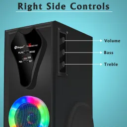 Target TT-KM-DST-1123 2.1 Channel Tower Speaker – 70W RMS 70 W Bluetooth Tower Speaker image 4