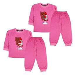 BAESD Kids Pack Of 2 Printed Sweatshirt With Joggers-20