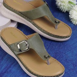 WALKWAY by Metro Women T-Strap Flats with Buckles-97