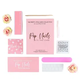 Pep Nails Candy Short Square Glossy Press On Toe Nails - 24 Nail Tips-46