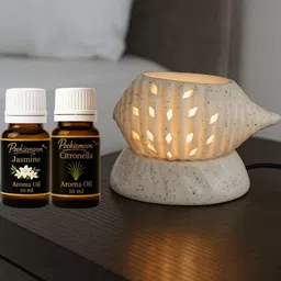 Pookiemoon Shank Ceramic Electric Aroma Diffuser with jasmine and lavender-picture-27