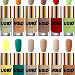 VOLO Set Of 12 Luxury Super Shine Nail Polish- 9.9ml Each- Combo- No- 134-picture-18