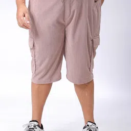 HARDSODA Men Plus Size Loose Fit High-Rise Shorts-image-48