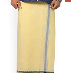 PRAKASAM COTTON Pack Of 2 Men Cotton Dhotis-picture-5