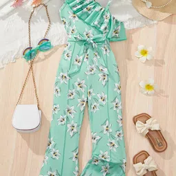 INCLUD Girls Printed Basic Jumpsuit-52