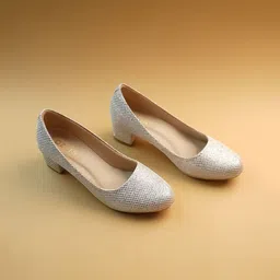 Ozuri Embellished Party Block Pumps-34