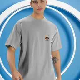 R.Code by The Roadster Life Co. Men Typography Printed Applique T-shirt-image-87
