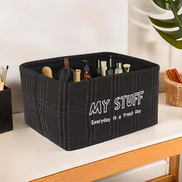Aura Black Set Of 3 Multi-Utility Storage Basket Organisers-29