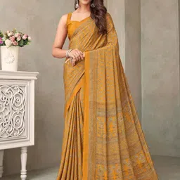 DURGA EMPORIO Pure Crepe Saree-picture-35