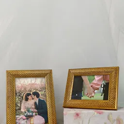 Art Street Gold-Toned 2 Pieces Wood Table Photo Frames-20