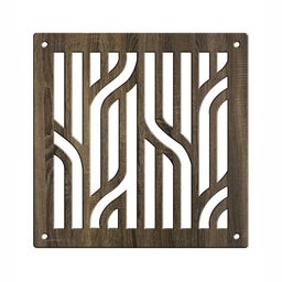 RANDOM Brown Geometric Window Blinds image 3