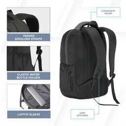 CARRIZ Typography Printed Padded Backpacks image 2