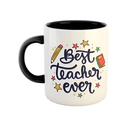ARTBUG White & Black Printed Ceramic Glossy Dishwasher & Microwave Safe Mugs 350 ml-image-32