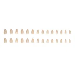 LICK 28 Pcs Matte Artificial Nails With Application Kit - Nude image 5